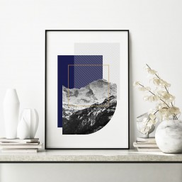 Plakat z granatem