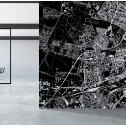 Bemowo| fototapeta z mapą dzielnicy