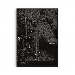 Plakat Ursynów - plakaty z mapami dzielnic Warszawy Plakat Ursynów - plakaty z mapami dzielnic Warszawy