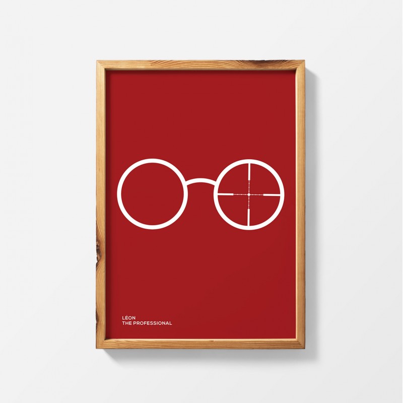 Plakat alternatywny do filmu "Leon Zawodowiec"