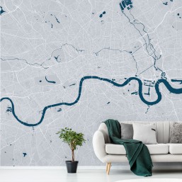 Fototapety z mapami miast - Londyn