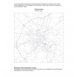 Fototapeta Częstochowa - wersja jasna