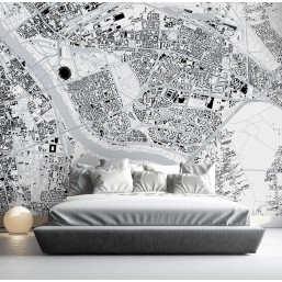 Fototapeta z planem Pragi-Południe do sypialni - dzielnice Warszawy na fototapetach Fototapeta z planem Pragi-Południe do sypialni - dzielnice Warszawy na fototapetach